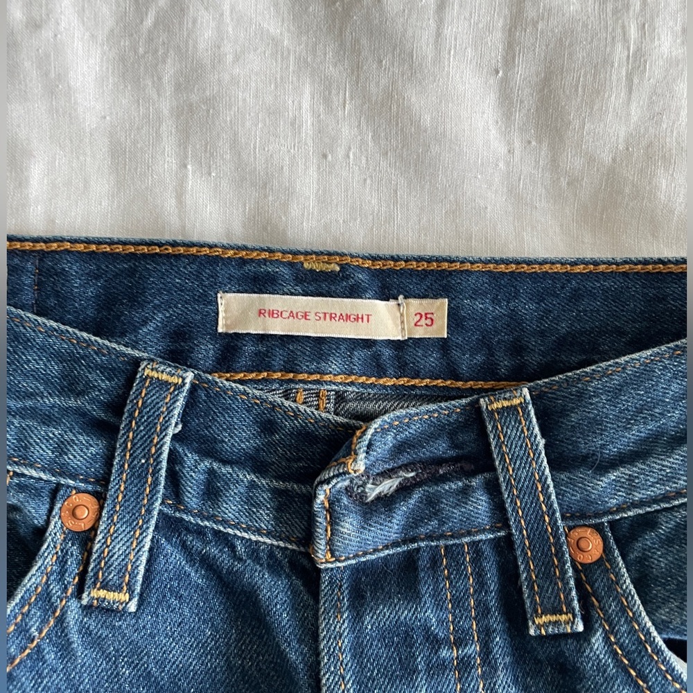 Levi’s ribcage straight jeans